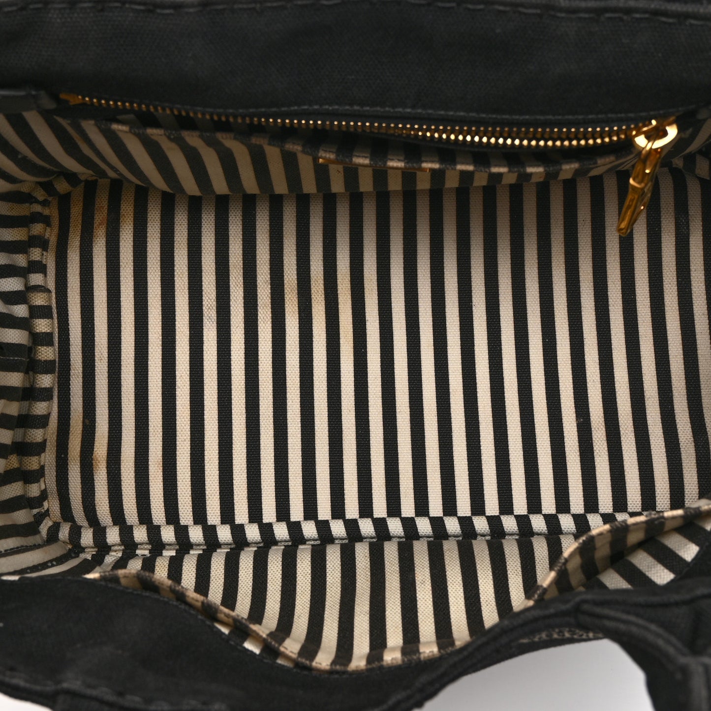 Canapa Small Logo Tote Black Talco
