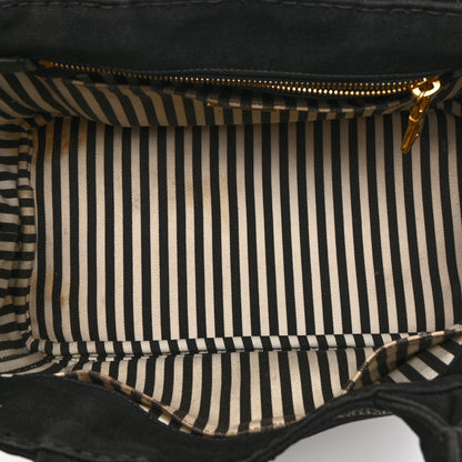Prada Canapa Small Logo Tote Black Talco 5 of 15