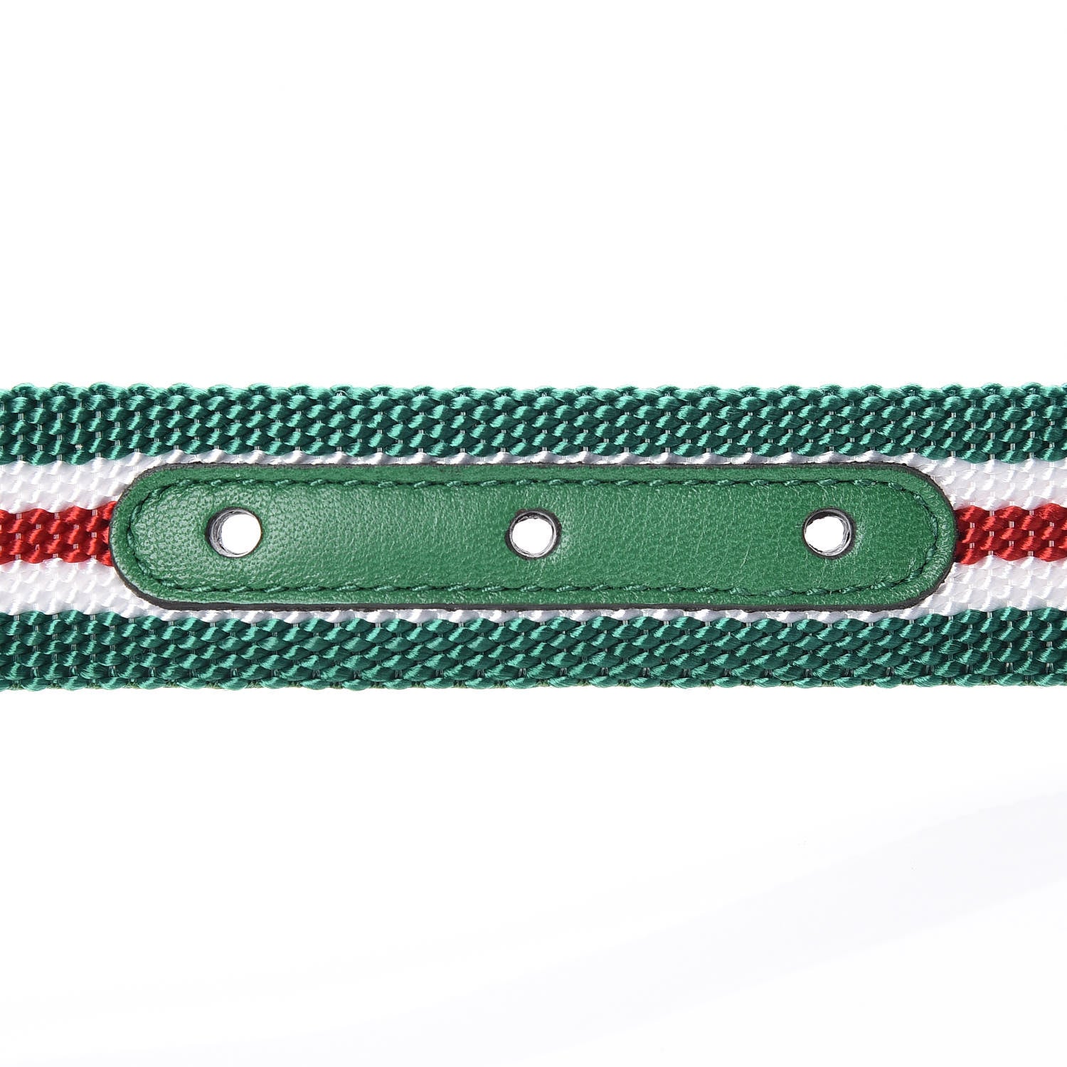 Gucci Canvas Striped GG Belt 90 36 Green Red 5 of 7