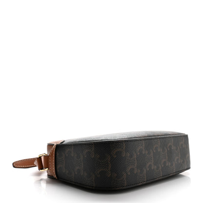 Celine Triomphe Canvas Small Camera Bag Tan 4 of 11