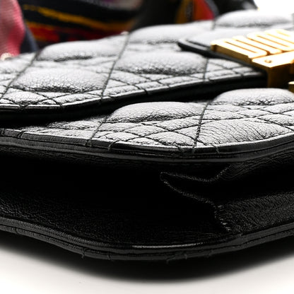 Christian Dior Lambskin Cannage Large Dioraddict Flap J’Adior Strap Black 8 of 12