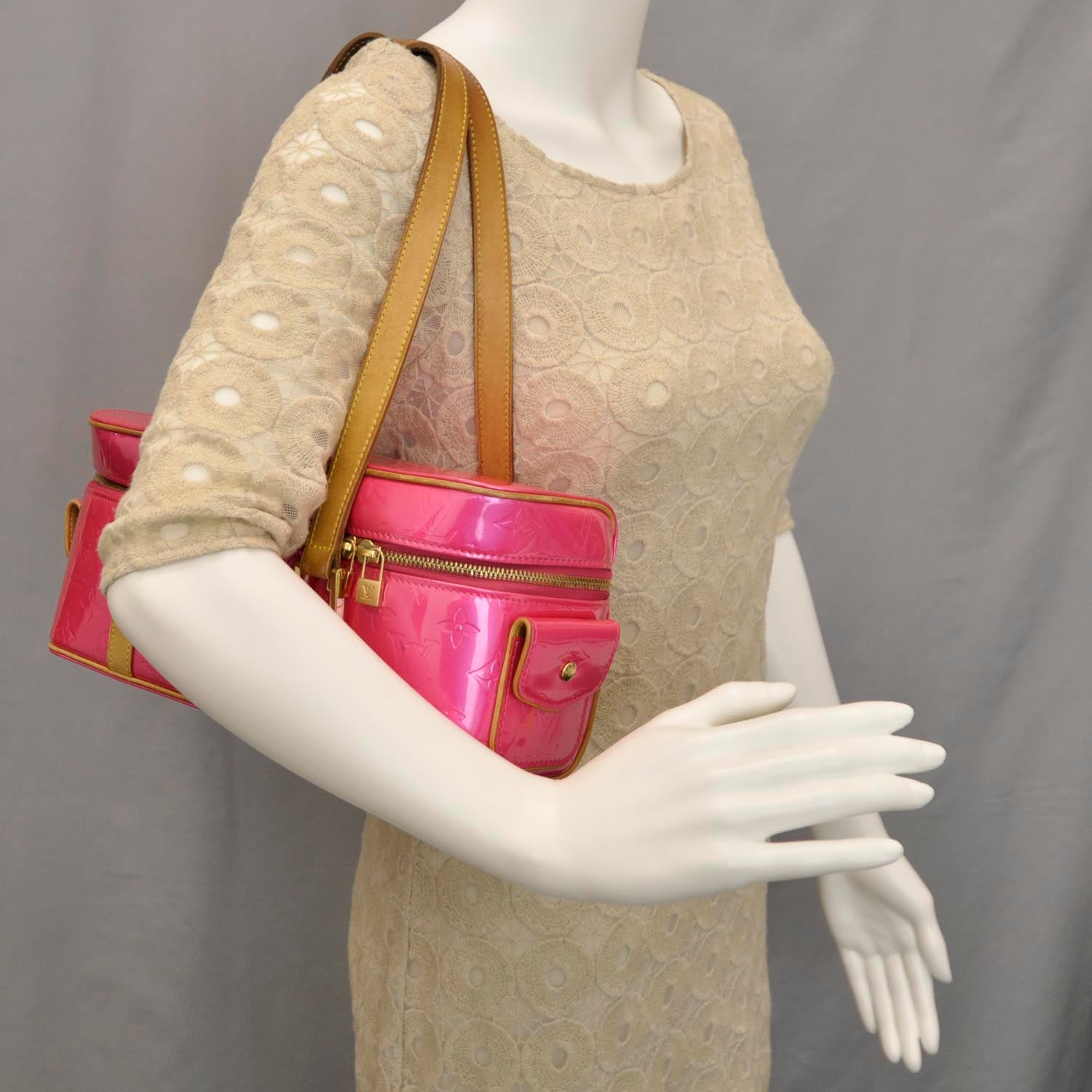 Louis Vuitton Vernis Sullivan Horizontal GM Fuchsia 34231