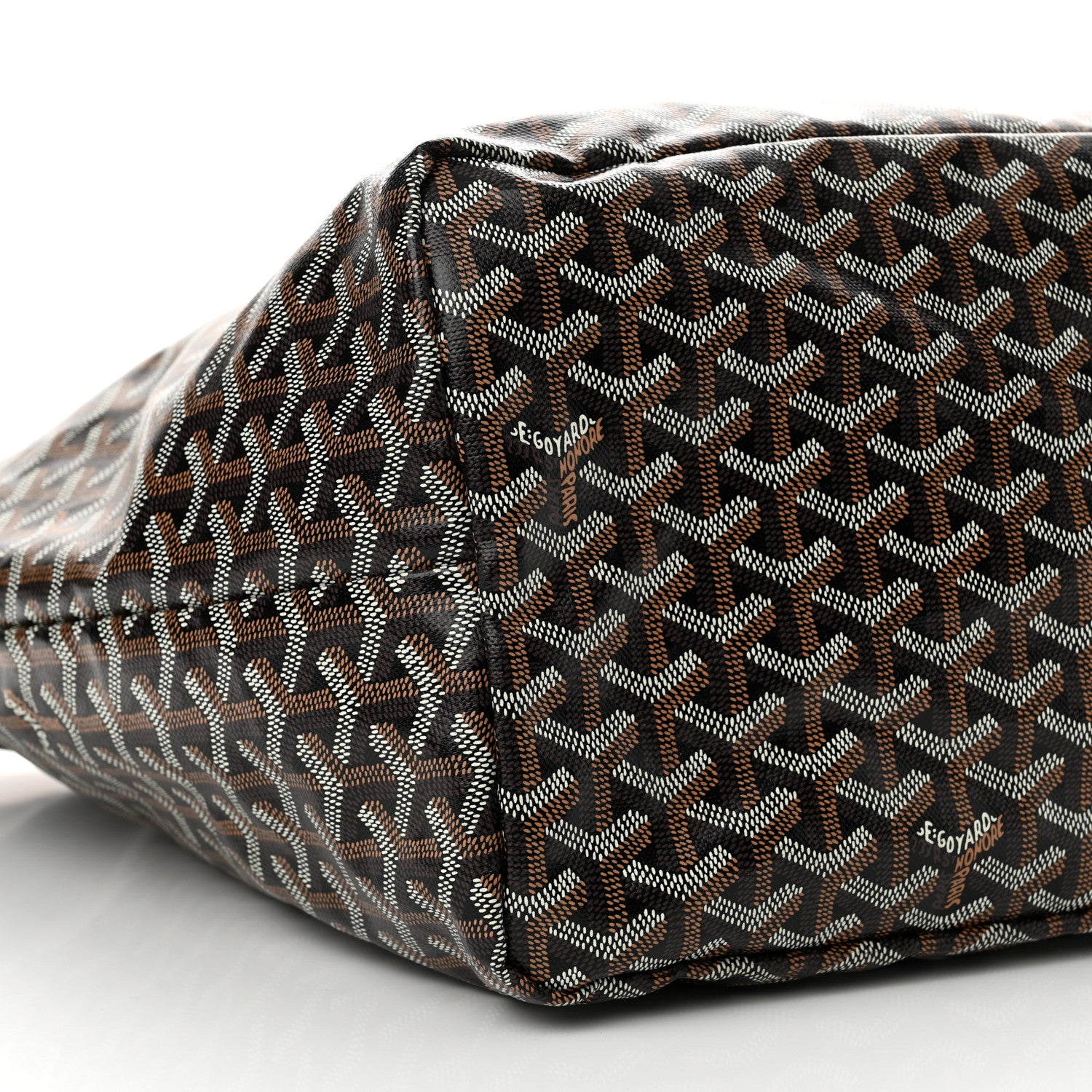 Goyard Goyardine Saint Louis GM Black Gold 10 of 12