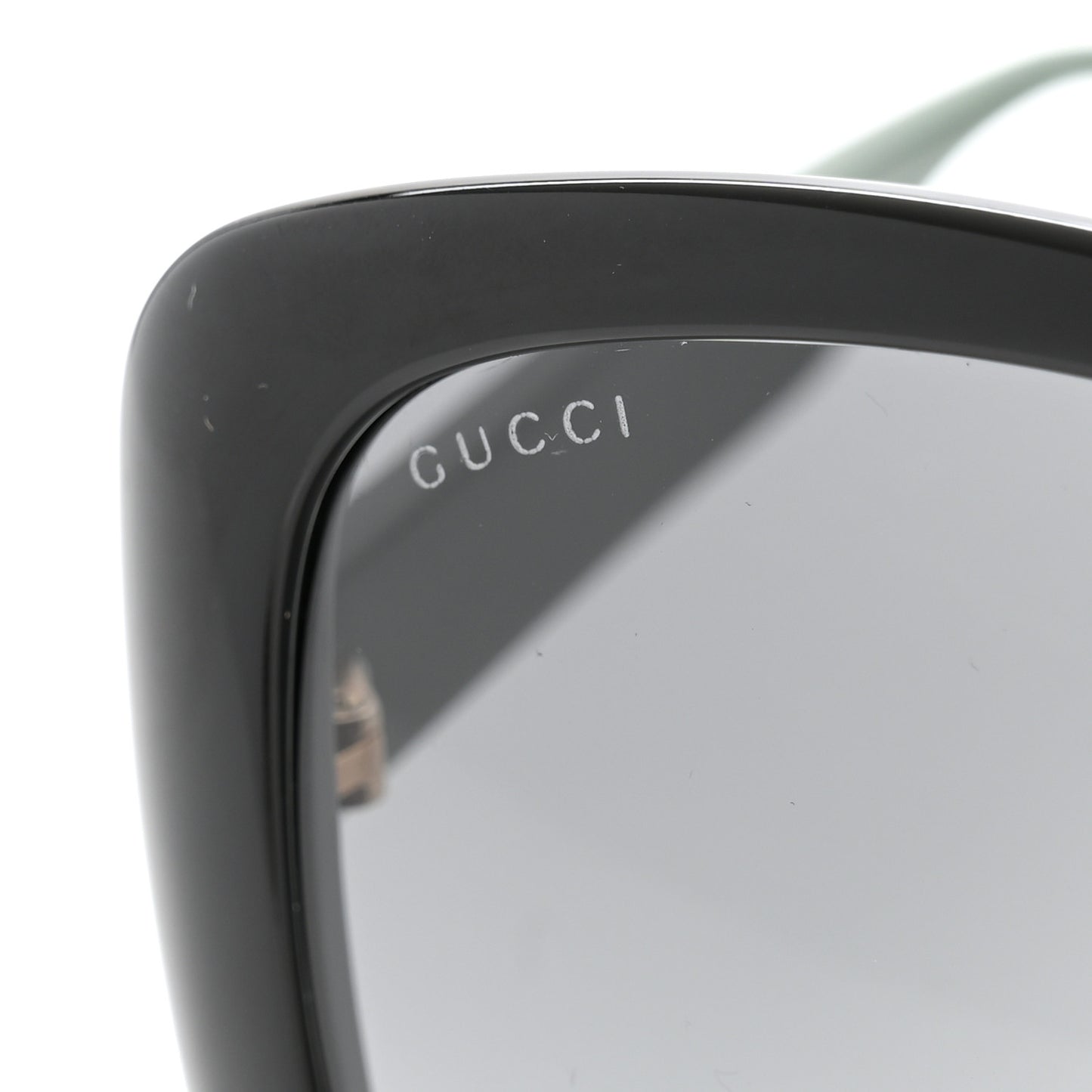 Acetate Oversized Square GG Web Sunglasses GG0714SA Black