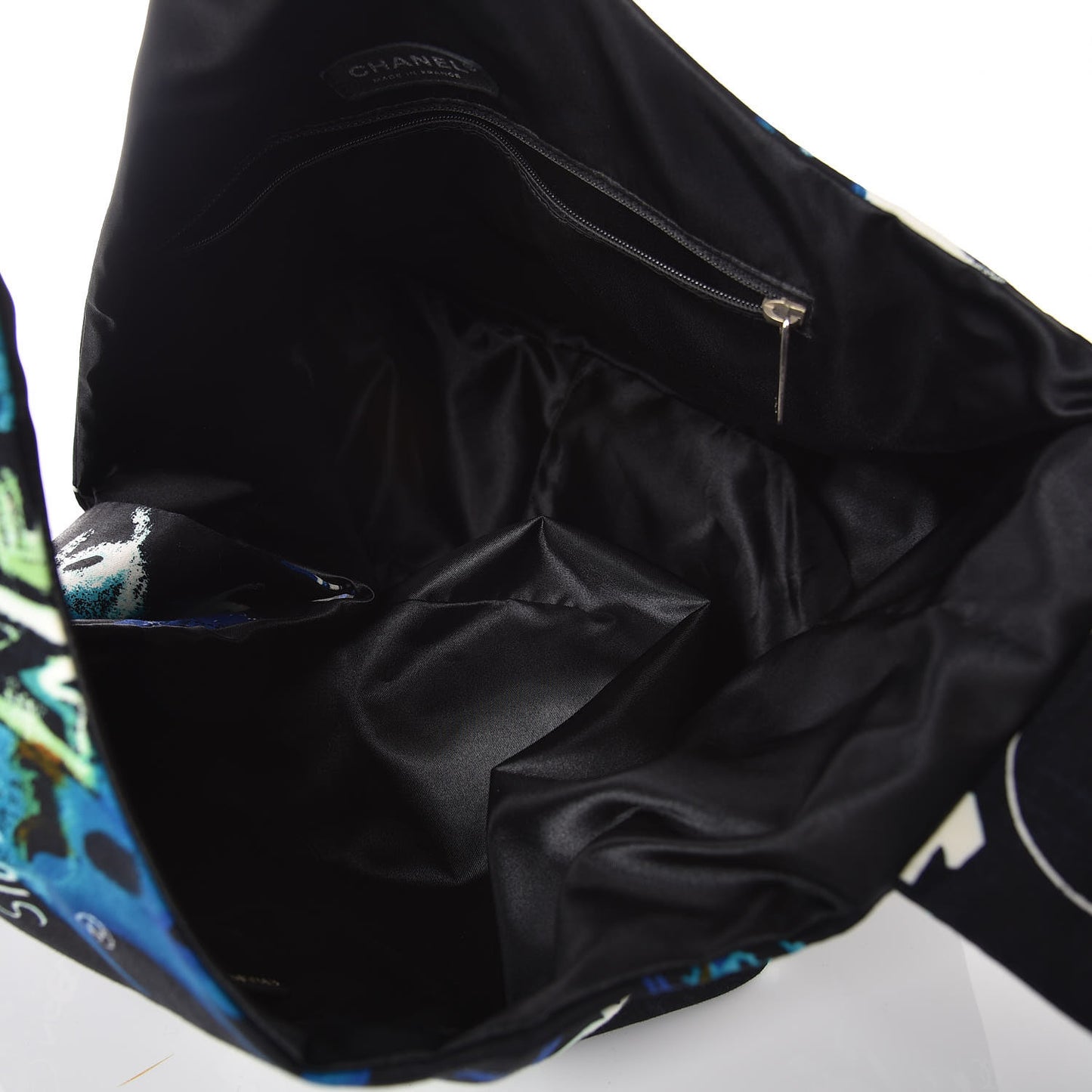 Canvas Coco Print Tote Black Multi