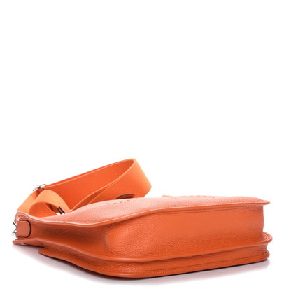 Hermes Taurillon Clemence Evelyne III PM Feu 4 of 8