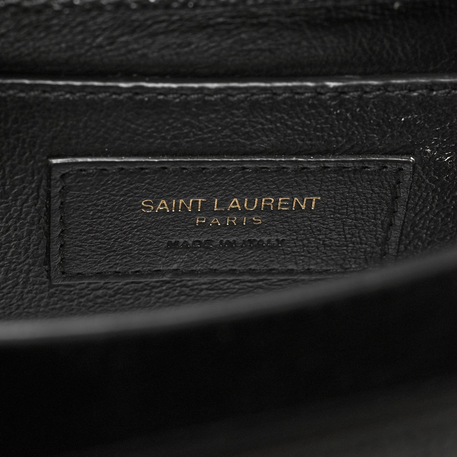 Saint Laurent Grain de Poudre Mini Classic Monogram Cassandra Top Handle Black 6 of 10