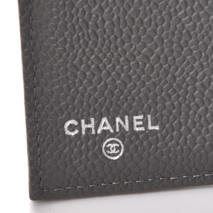 Chanel Caviar Quilted Large Flap Wallet Grey 6 of 12