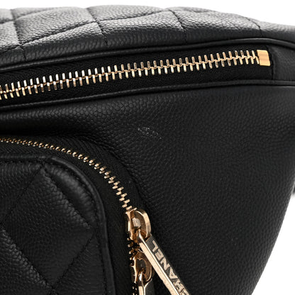 Chanel Caviar Quilted Business Affinity Waist Belt Bag Black 11 of 11