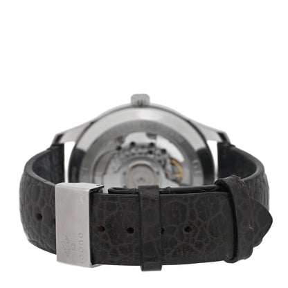 Gucci Stainless Steel Alligator 40mm G-Timeless Charm Automatic Watch 3 of 5
