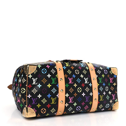 Louis Vuitton Monogram Multicolor Keepall 45 Black 3 of 6