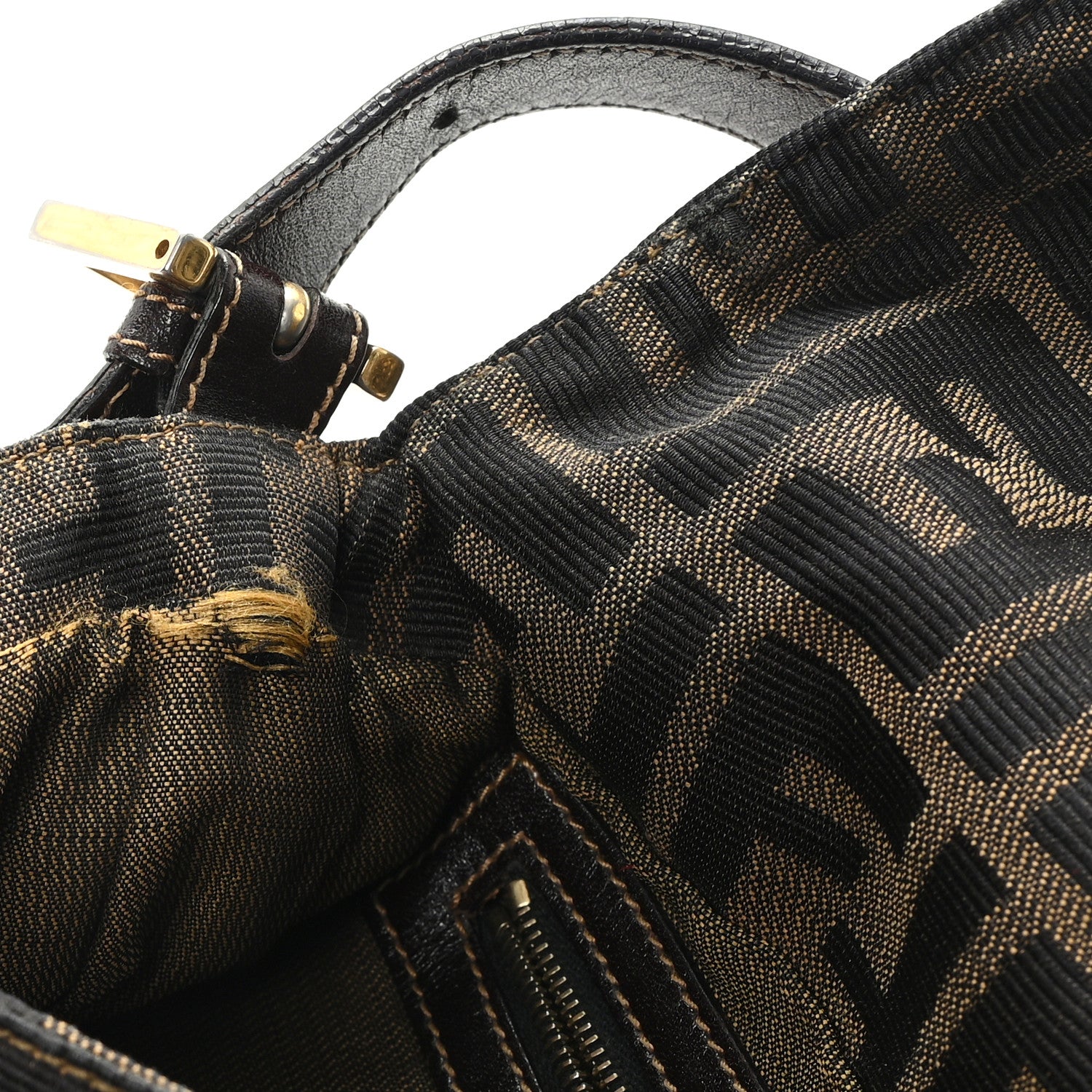 Fendi Zucca Baguette Tobacco 12 of 12