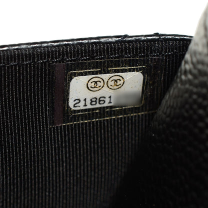 Chanel Caviar Quilted Wallet On Chain WOC Black 8 of 8