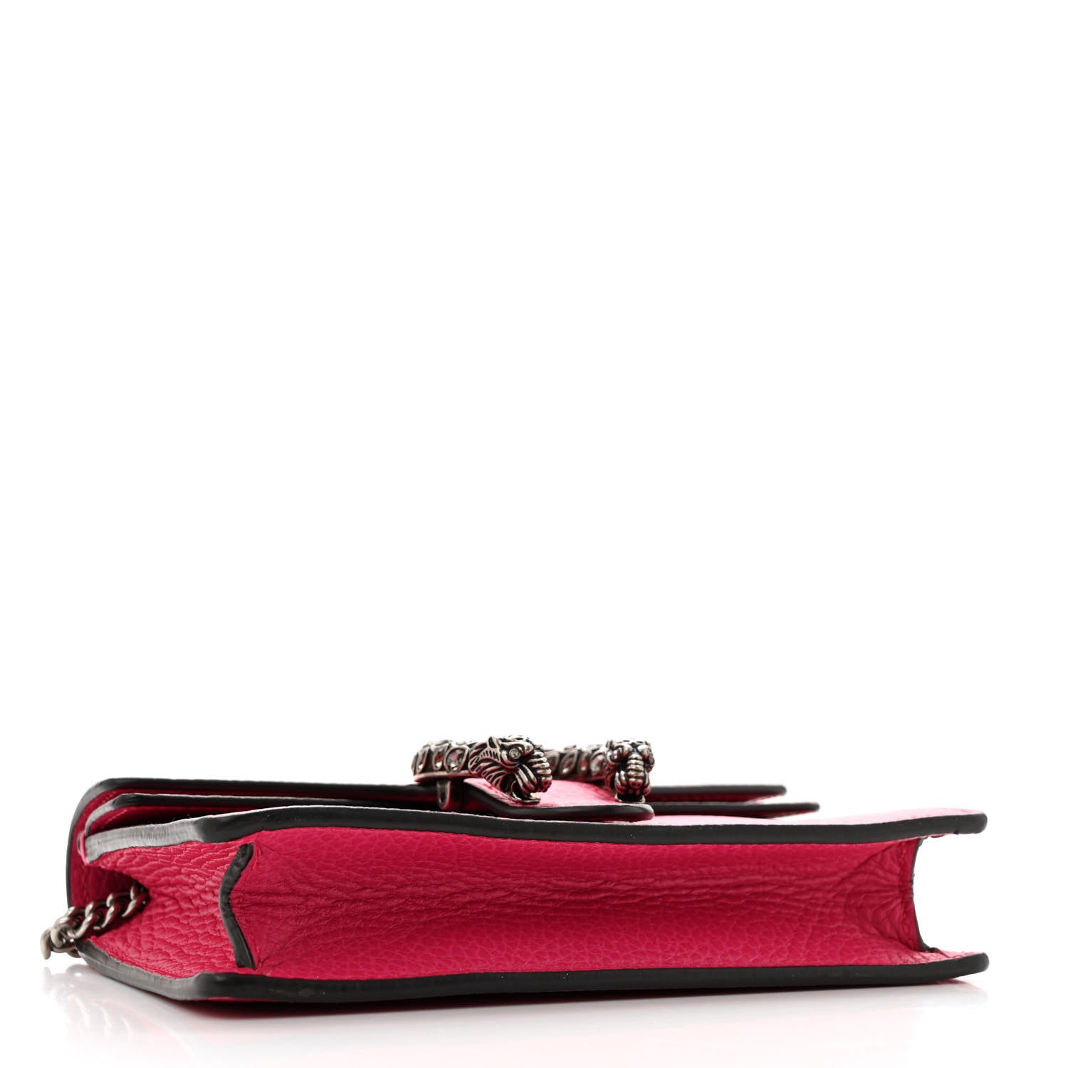 Gucci Dollar Calfskin Crystal Super Mini Dionysus Shoulder Bag Box Pink Black Diamond 4 of 11