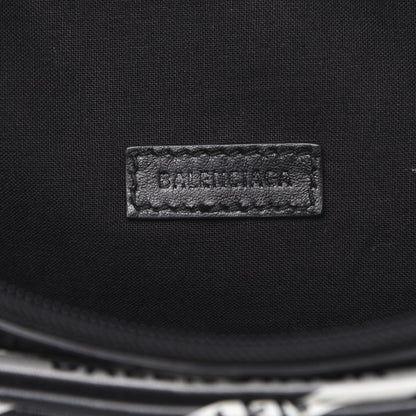 Balenciaga Smooth Calfskin Losange Monogram Explorer Belt Bag Black Grey 6 of 9