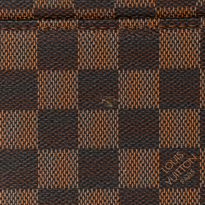 Louis Vuitton Cuir Taurillon Damier Ebene Normandy Black 17 of 20