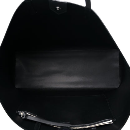 Jimmy Choo Snakeskin Embossed Calfskin JC Tote Anthracite 5 of 11