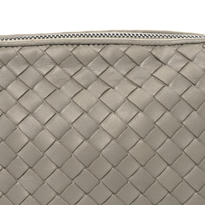 Bottega Veneta Nappa Intrecciato Nodini Crossbody Messenger Steel 10 of 12