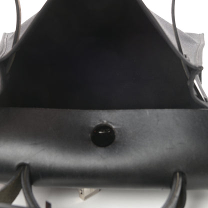 Hermes Military Toile Vache Hunter Herbag Zip PM 31 Black 6 of 17