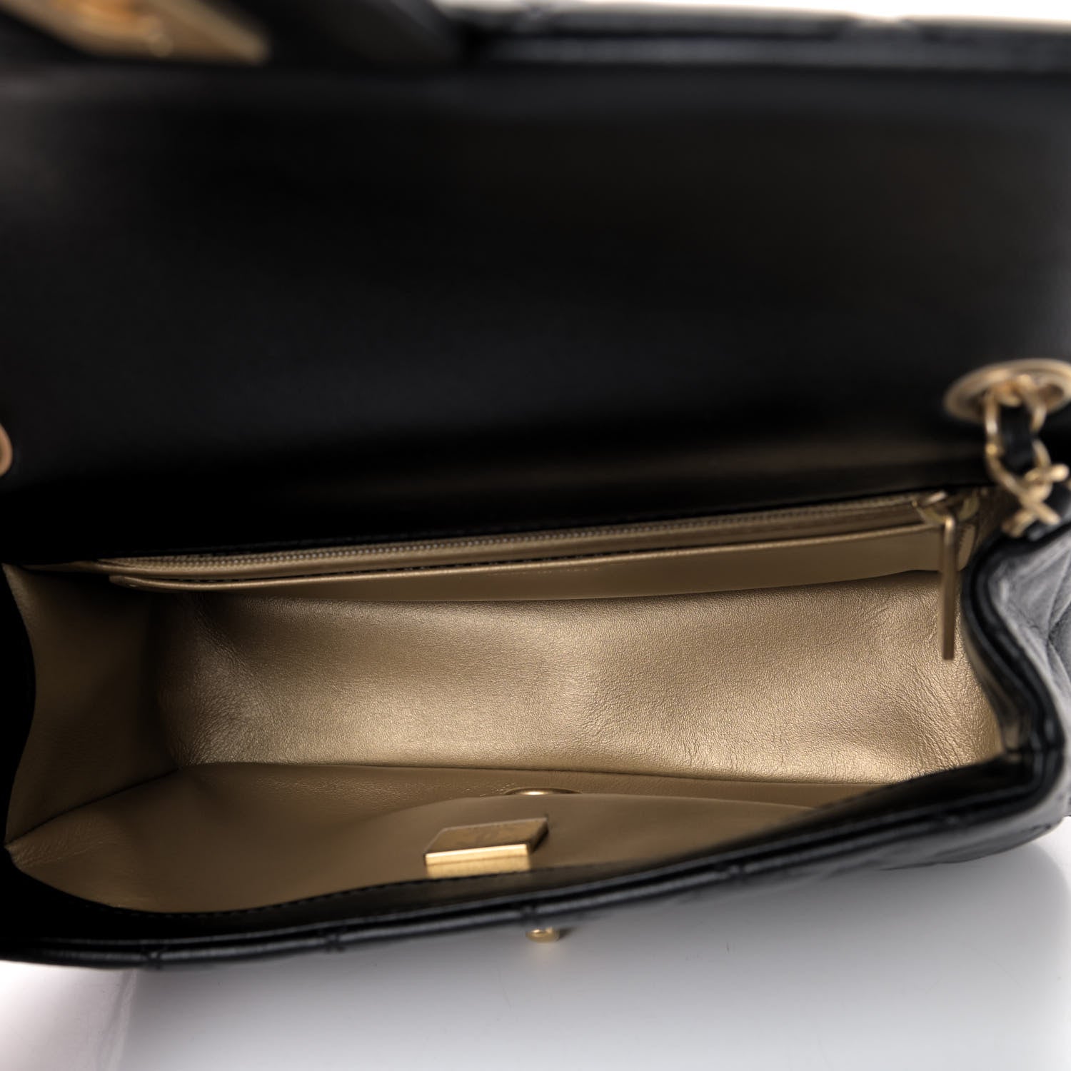 Chanel Lambskin Quilted Mini Rectangular Pearl Crush Flap Black 4 of 4