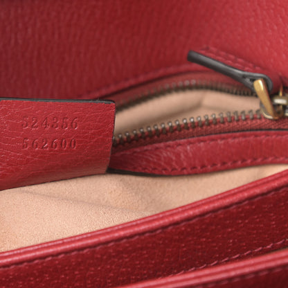 Gucci GG Supreme Monogram Medium Queen Margaret Shoulder Bag Red 7 of 12