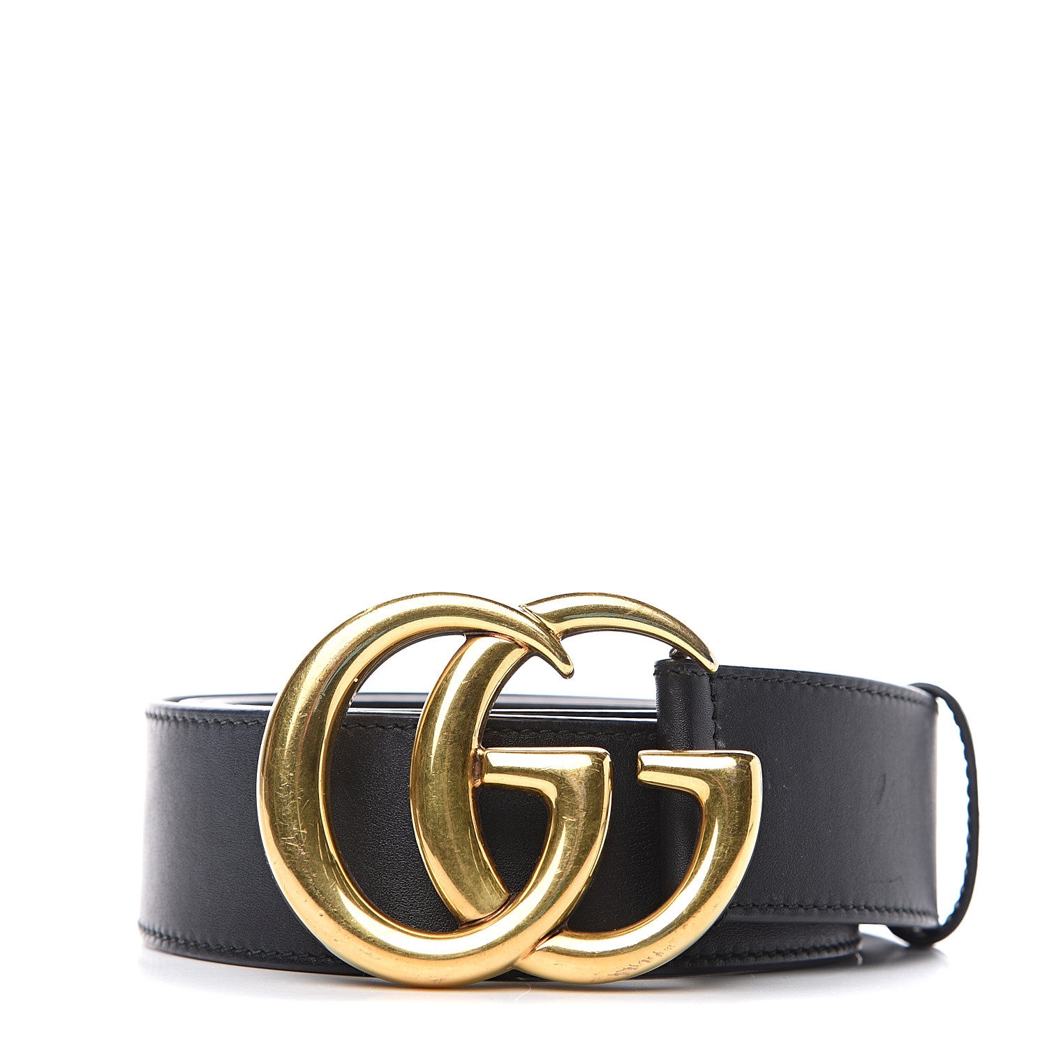 Gucci Calfskin Double G 40mm Belt 90 36 Black 1 of 6