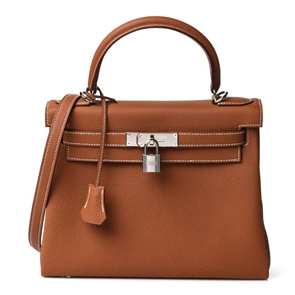 Hermes Togo Kelly Retourne 28 Gold 1 of 11