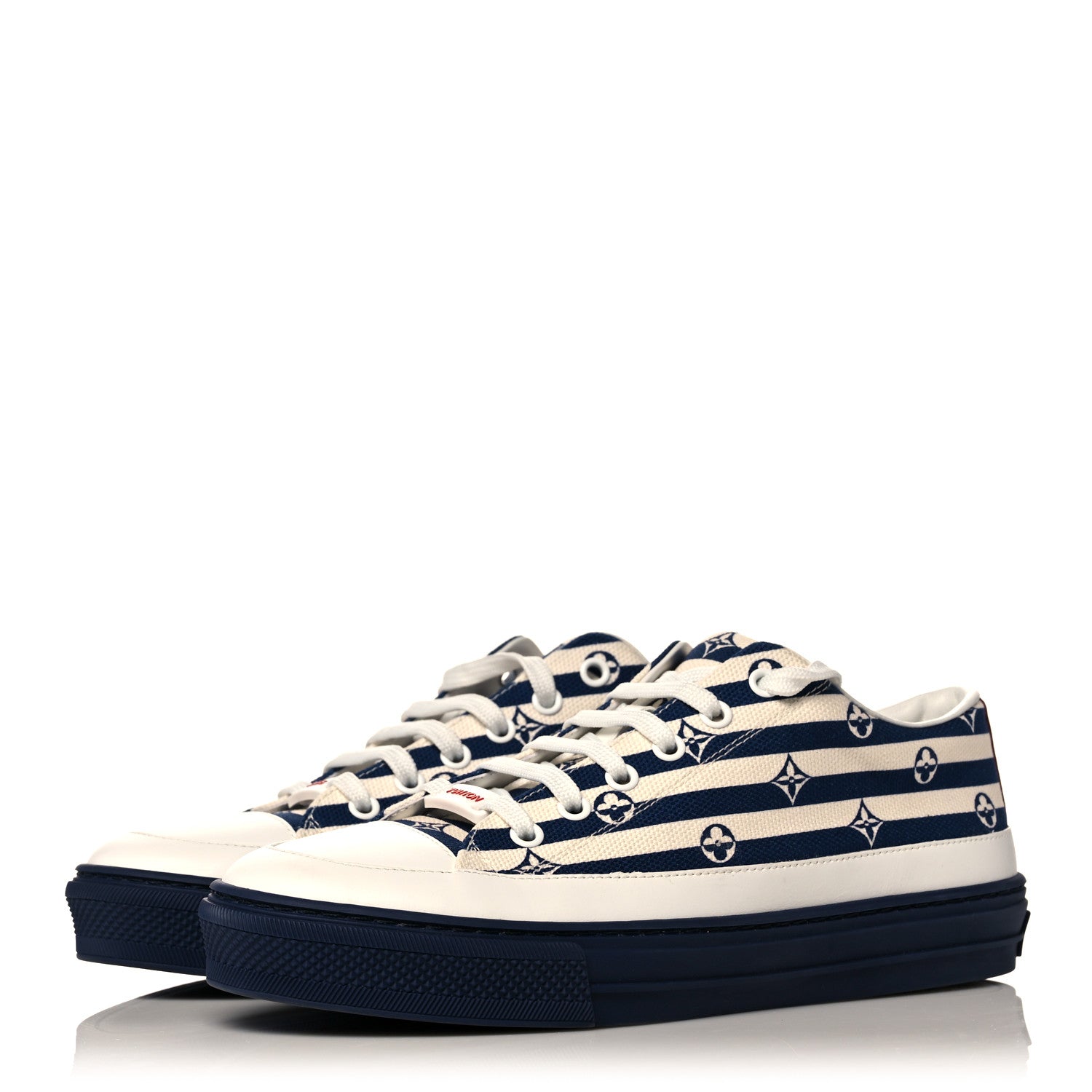 Louis Vuitton Canvas Escale Stellar Sneakers 38 Blue 3 of 8