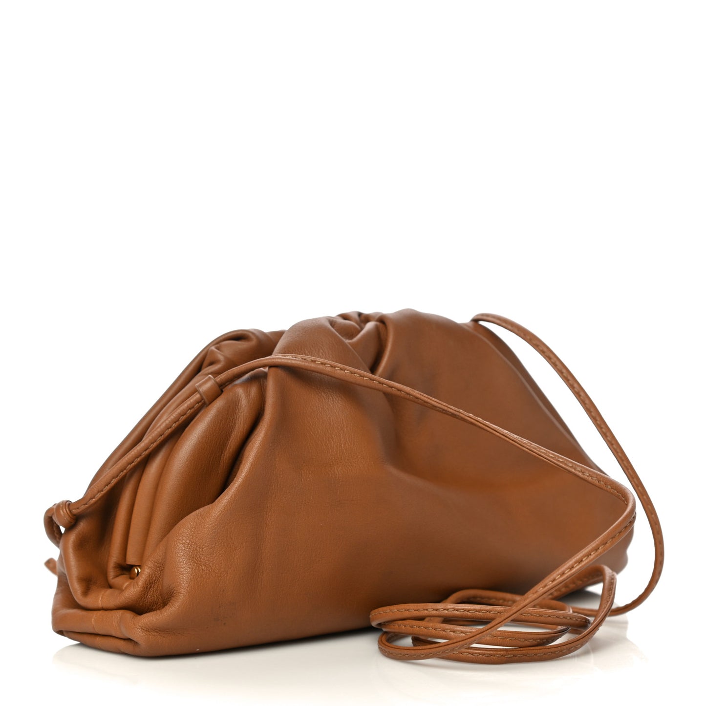 Butter Calfskin The Mini Pouch Cammello