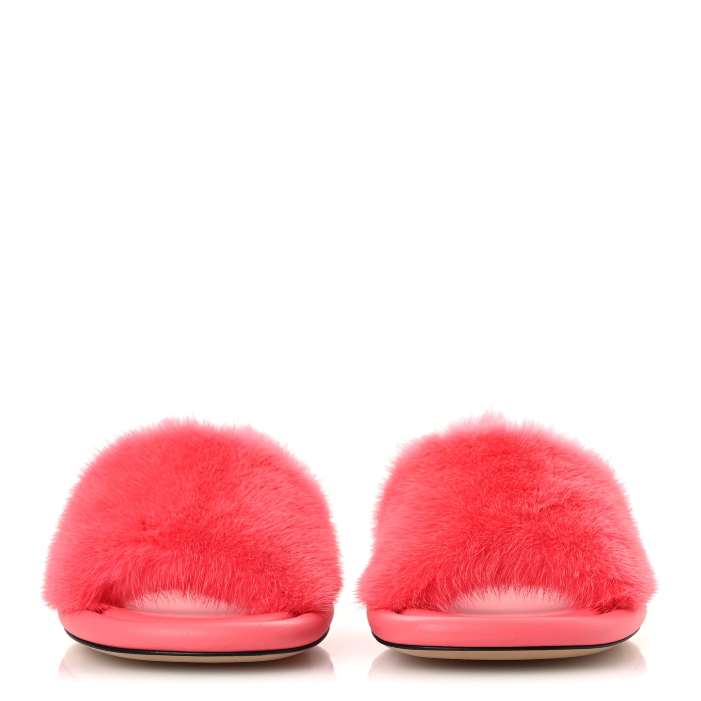 Mink FF Baguette Sandals 40 Kissed