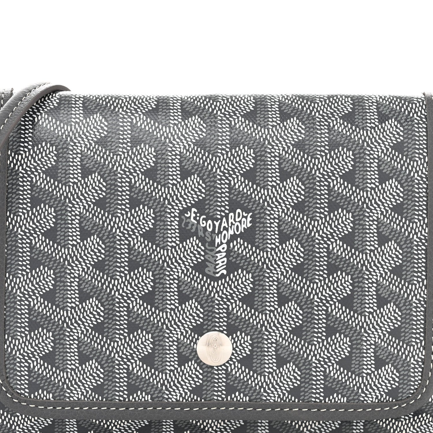 Goyard Goyardine Plumet Wallet Clutch Grey 9 of 11