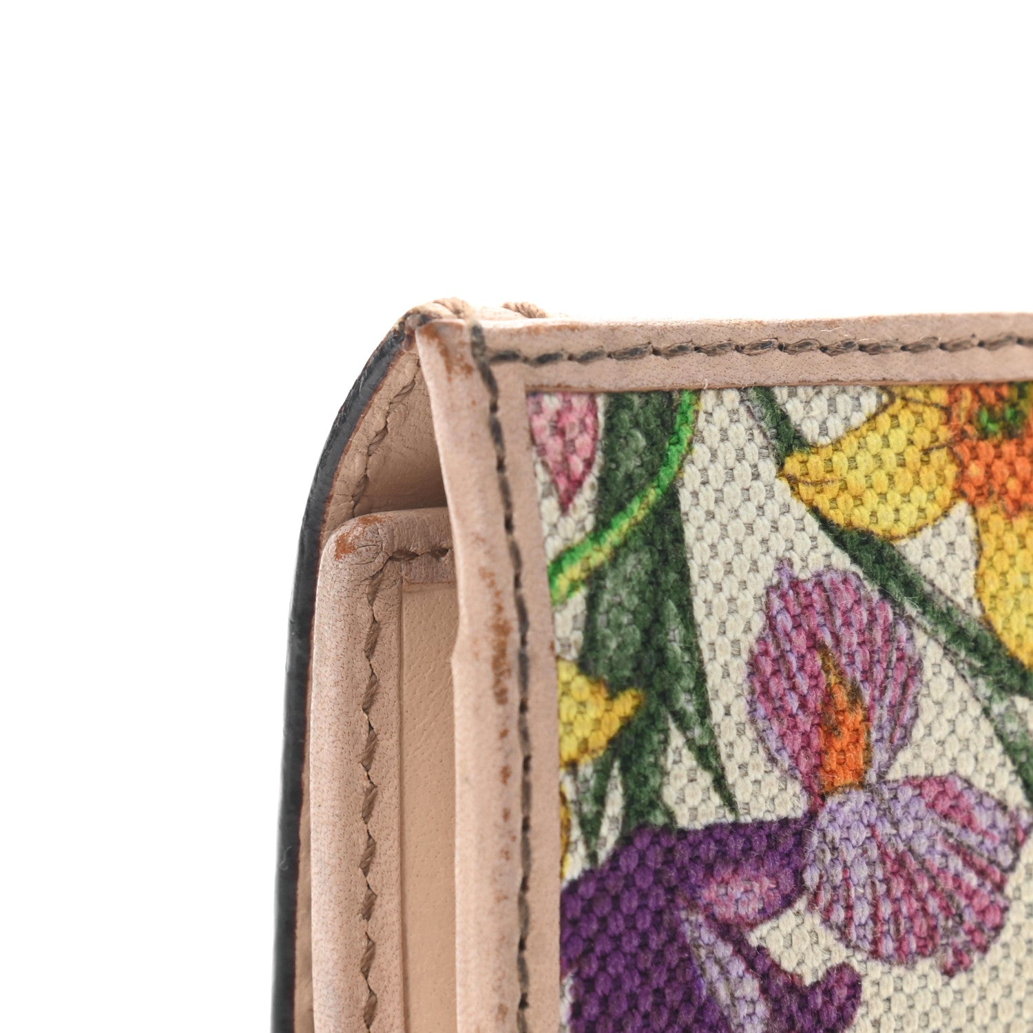 Gucci Cavas Floral Flora Bamboo Wallet 8 of 8