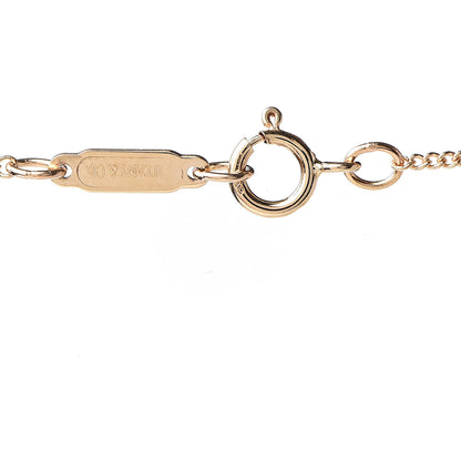 Tiffany Sterling Silver 18K Yellow Gold Heart Pendant Necklace 6 of 7