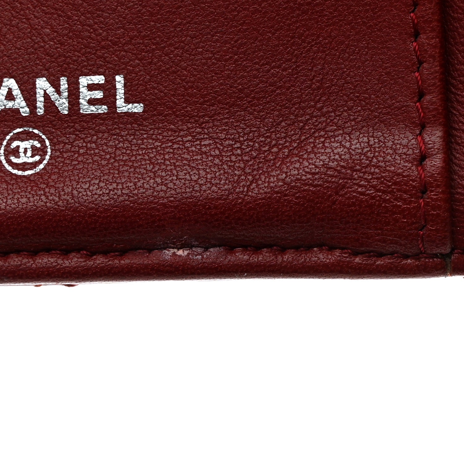 Chanel Lambskin Quilted Yen Wallet Orange 18 of 18