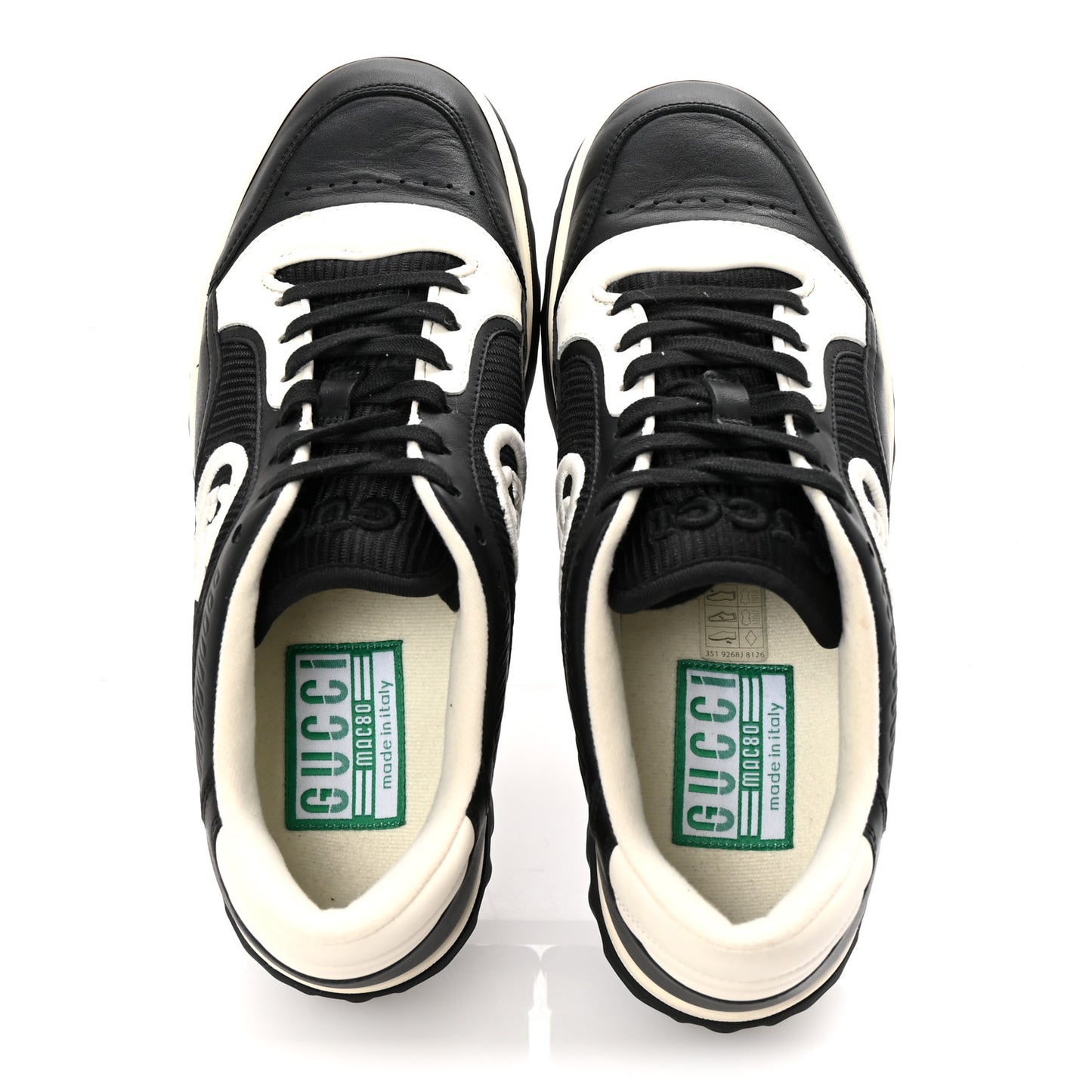 Dali Soft Calfskin Womens Mac80 Sneakers 40 Black White