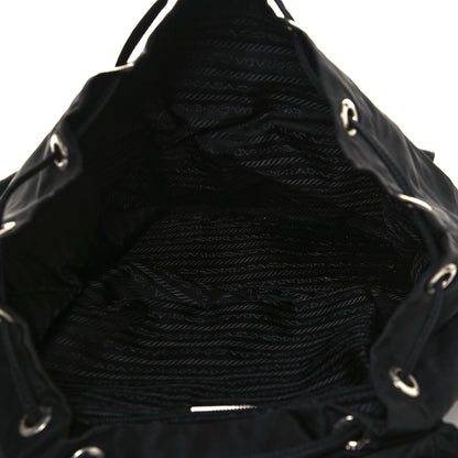 Prada Nylon Vela Medium Backpack Black 13 of 17