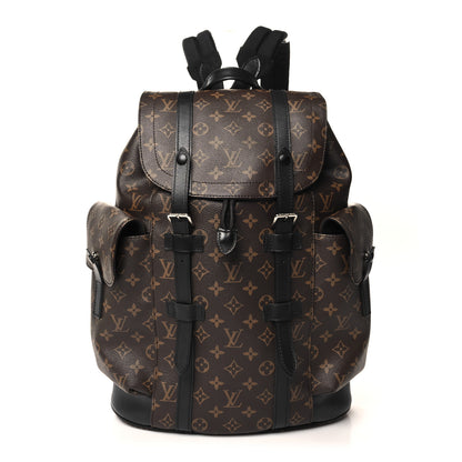 Louis Vuitton Monogram Macassar Christopher MM Backpack 1 of 9