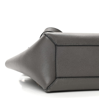 Celine Grained Calfskin Nano Belt Bag Grey 6 of 9