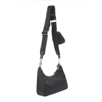 Prada Nylon Re-Edition 2005 Shoulder Bag Black 2 of 10