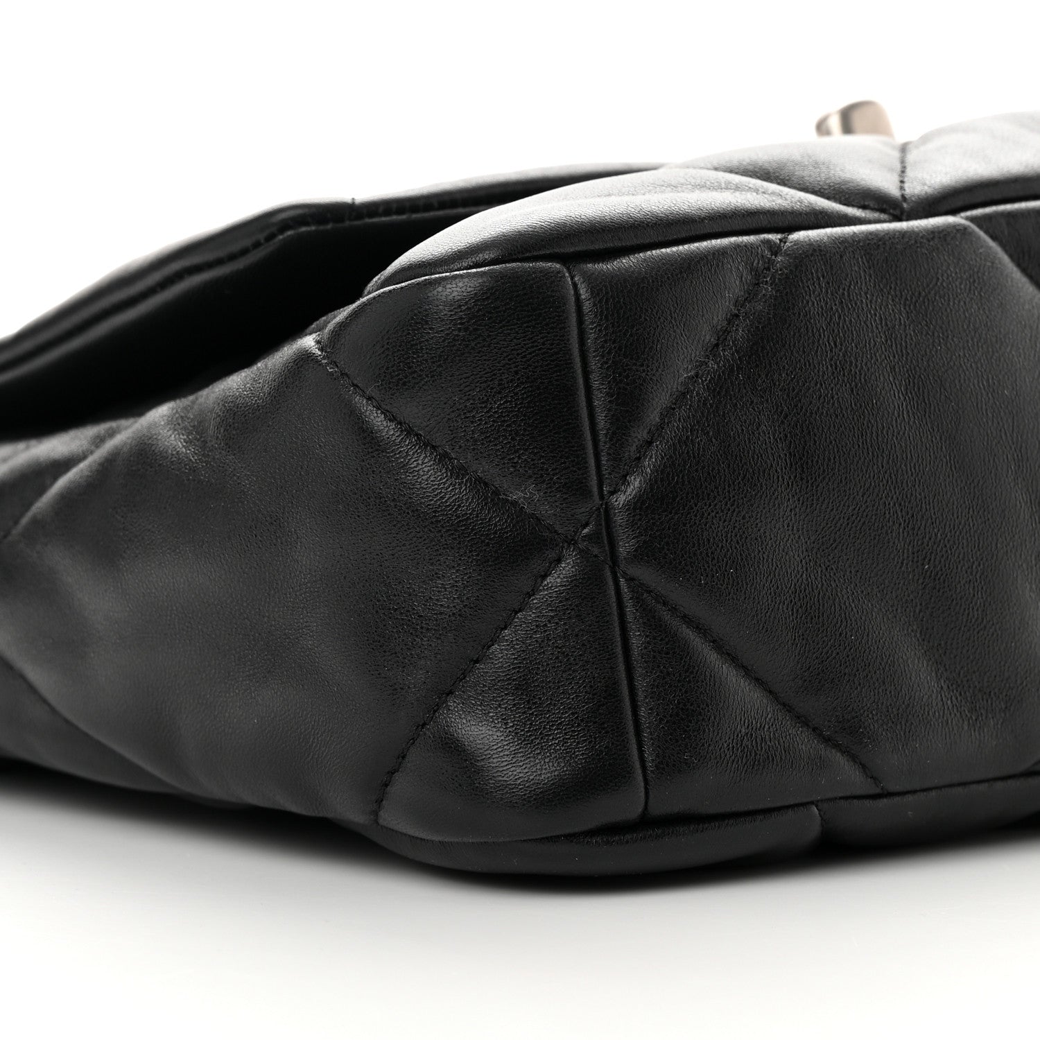 Chanel Goatskin Quilted Medium Chanel 19 Flap Black 9 of 11