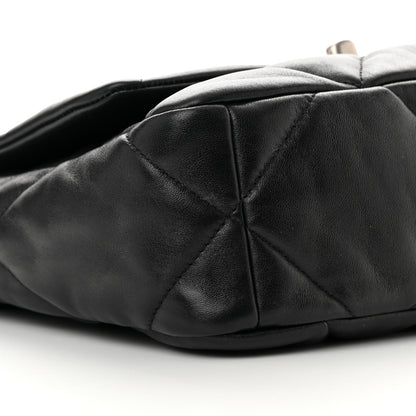 Chanel Goatskin Quilted Medium Chanel 19 Flap Black 9 of 11