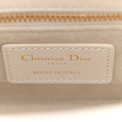 Christian Dior Lambskin Cannage Mini Lady Dior Latte 7 of 11