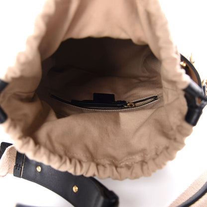 Chloe Smooth Calfskin Small Roy Bucket Bag Black 6 of 13