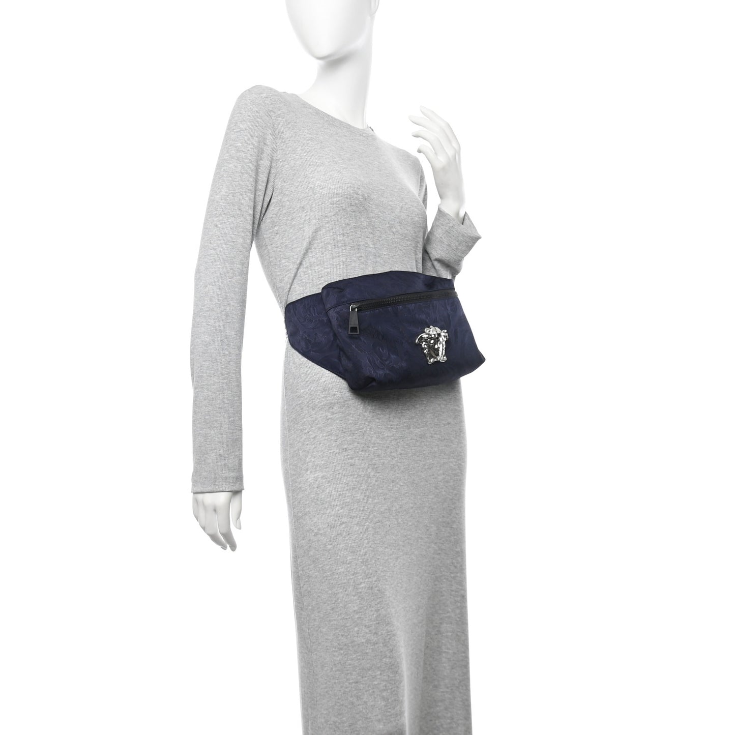 Jacquard Barocco Medusa Belt Bag Blue