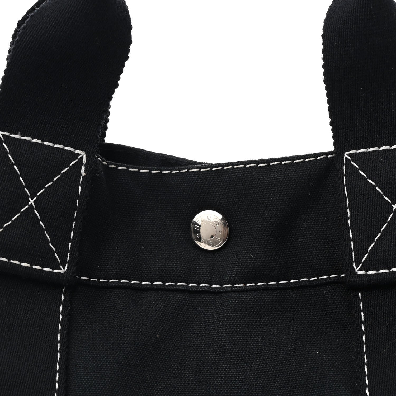 Hermes Canvas Fourre Tout MM Navy 8 of 10