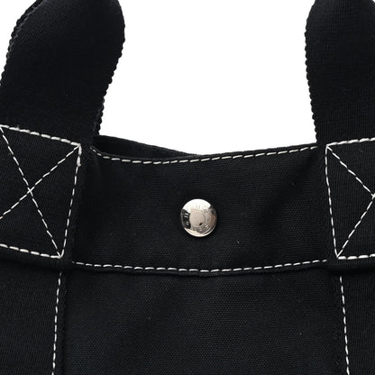 Hermes Canvas Fourre Tout MM Navy 8 of 10