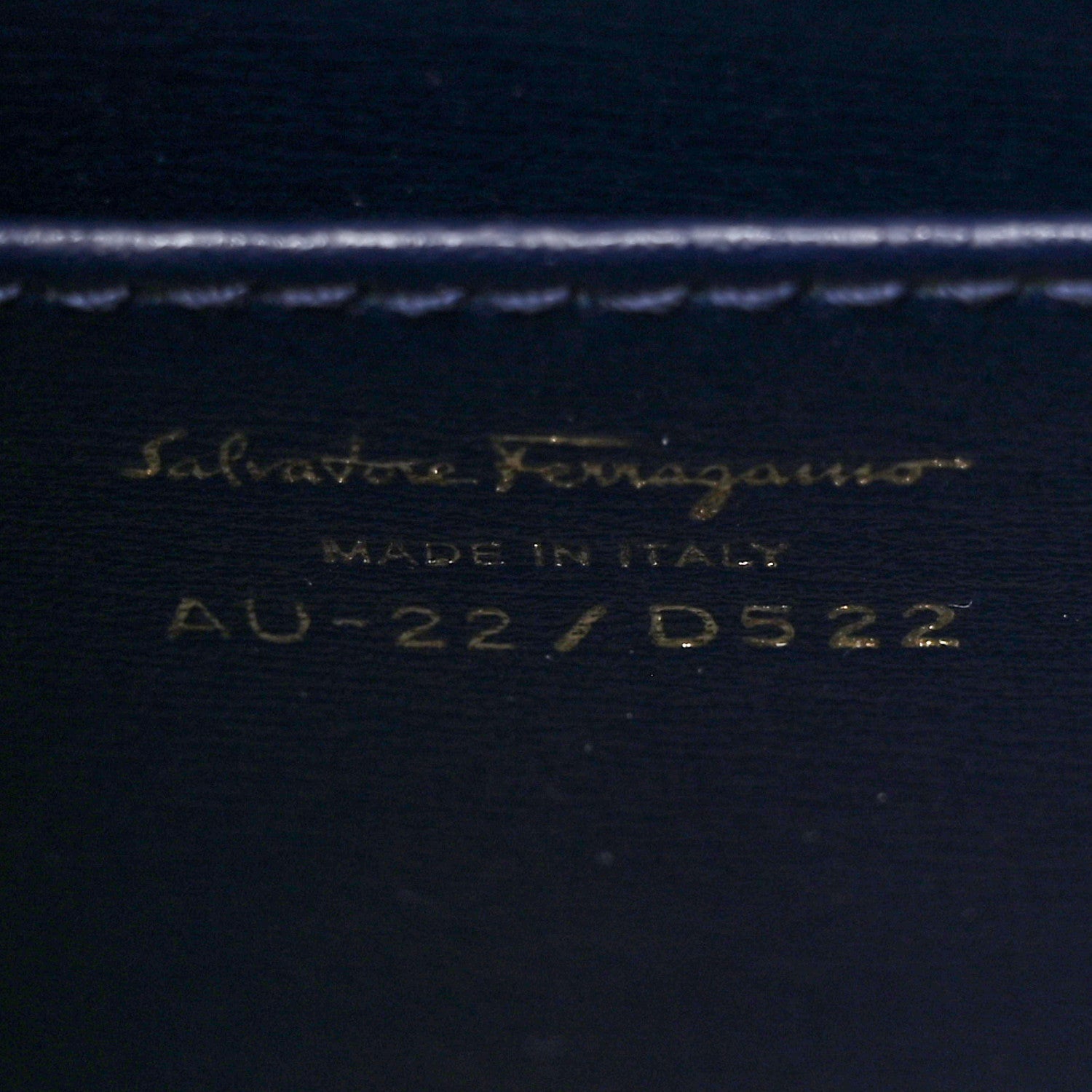 Salvatore Ferragamo Calfskin Gancini City Crossbody Azure Navy 5 of 8