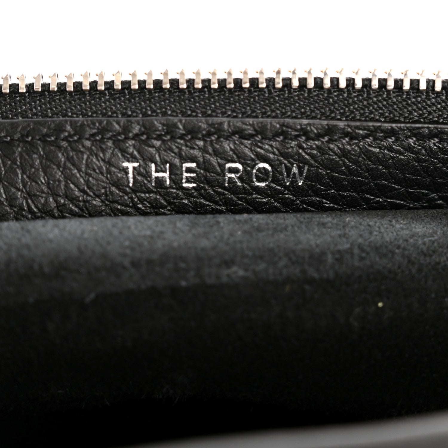 The Row Grained Calfskin Large Slouchy Banana Bag Black 6 of 10