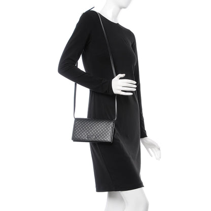 Gucci Microguccissima Crossbody Wallet Black 2 of 9