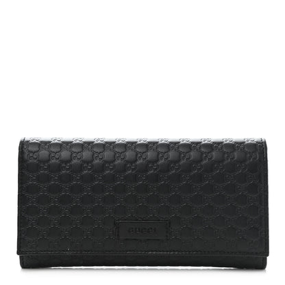 Gucci Soft Microguccissima Continental Wallet Black 1 of 8